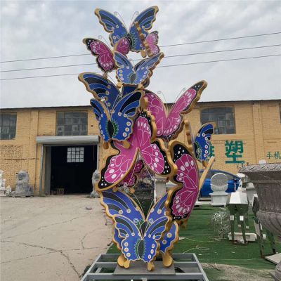 戶外大型彩繪蝴蝶公園景觀有什么寓意？