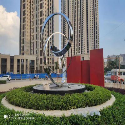 廣場(chǎng)大型不銹鋼藝術(shù)戶(hù)外園林景觀雕塑