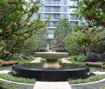 小區(qū)花園景觀(guān)歐式噴泉石雕