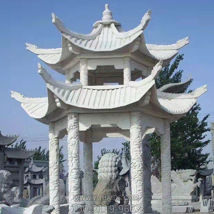 公園戶外大理石石雕雙層中式?jīng)鐾さ袼?>
                                <h2>公園戶外大理石石雕雙層中式?jīng)鐾さ袼?參數(shù)說明</h2>
                                                                        <table>
                                      <tr>
                                        <th>產(chǎn)品標(biāo)題</th>
                                        <td>公園戶外大理石石雕雙層中式?jīng)鐾さ袼?/td>
                                      </tr>
                                      <tr>
                                        <th>發(fā)布時間</th>
                                        <td>2023-06-07 16:51</td>
                                      </tr>
                                      <tr>
                                        <th>價格</th>
                                        <td><span>電話咨詢</td>
                                      </tr>
                                                                              <tr>
                                          <th>雕刻內(nèi)容</th>
                                          <td>涼亭</td>
                                        </tr>
                                                                              <tr>
                                          <th>應(yīng)用場所</th>
                                          <td>公園</td>
                                        </tr>
                                                                              <tr>
                                          <th>制作材質(zhì)</th>
                                          <td>石雕、大理石、石雕</td>
                                        </tr>
                                                                          </table>
                                <h2>公園戶外大理石石雕雙層中式?jīng)鐾さ袼?詳細(xì)說明</h2>
                                <p>玉海雕塑是一家綜合性的雕塑公司，擁有多款公園戶外大理石石雕雙層中式?jīng)鐾さ袼苣Ｐ?，可加工定制多種公園戶外大理石石雕雙層中式?jīng)鐾さ袼埽С植馁|(zhì)、樣式、風(fēng)格、尺寸大小等方面的調(diào)整修改定制。我們所加工制作的公園戶外大理石石雕雙層中式?jīng)鐾さ袼苜|(zhì)優(yōu)價廉，遍布全國多個省市地區(qū)，想要了解更多案例圖片，請電話或微信咨詢。材質(zhì)、大小、樣式等都可以按需定制，還可根據(jù)您提供給的公園戶外大理石石雕雙層中式?jīng)鐾さ袼軜訄D進行制作！如有相關(guān)需求，歡迎致電（微信同號）：<span>150-3119-9663</span></p>
                                                                <div   class=