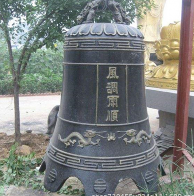 風(fēng)調(diào)雨順鑄銅鐘，吊鐘，掛鐘