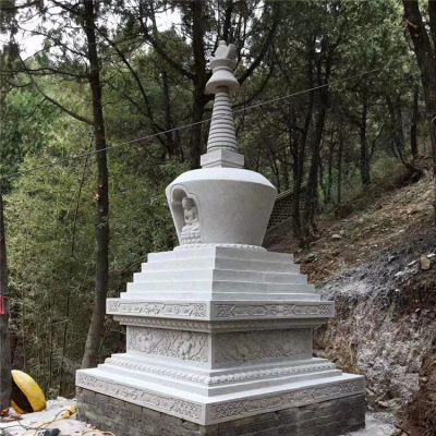 舍利塔，漢白玉寺廟石雕舍利塔