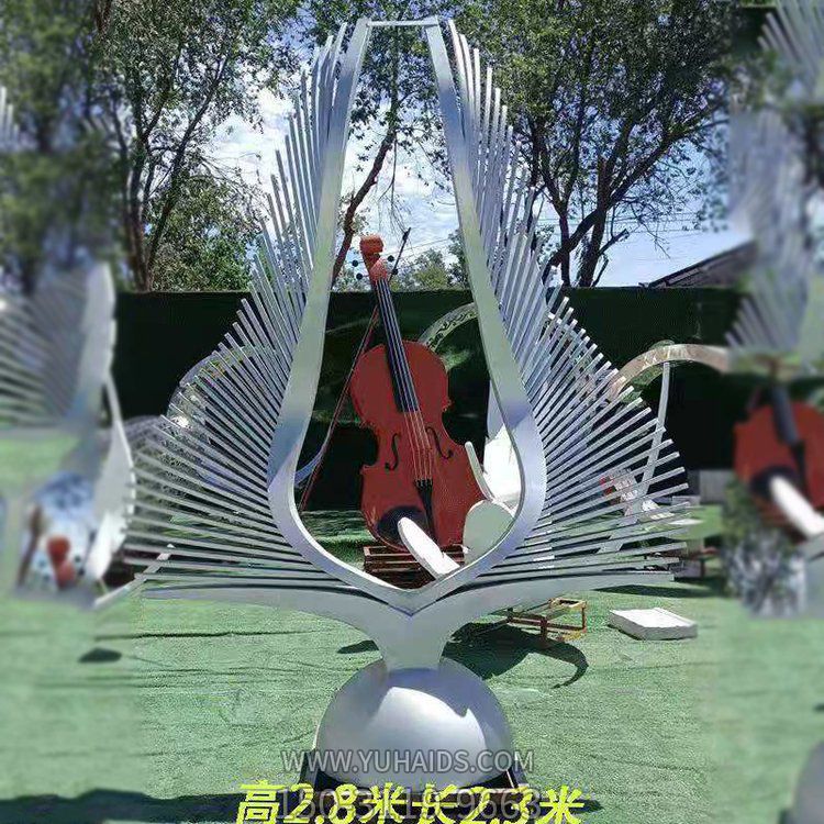 抽象景觀(guān)  戶(hù)外廣場(chǎng)大型園林?jǐn)[件翅膀雕塑