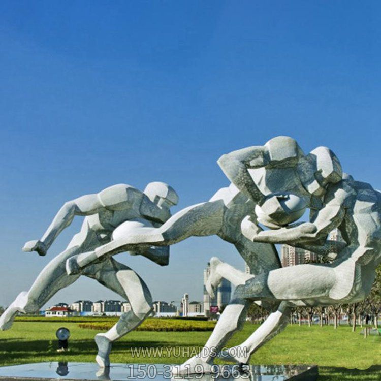 校園廣場(chǎng)不銹鋼仿銅戶(hù)外運(yùn)動(dòng)的抽象人物景觀(guān)雕塑