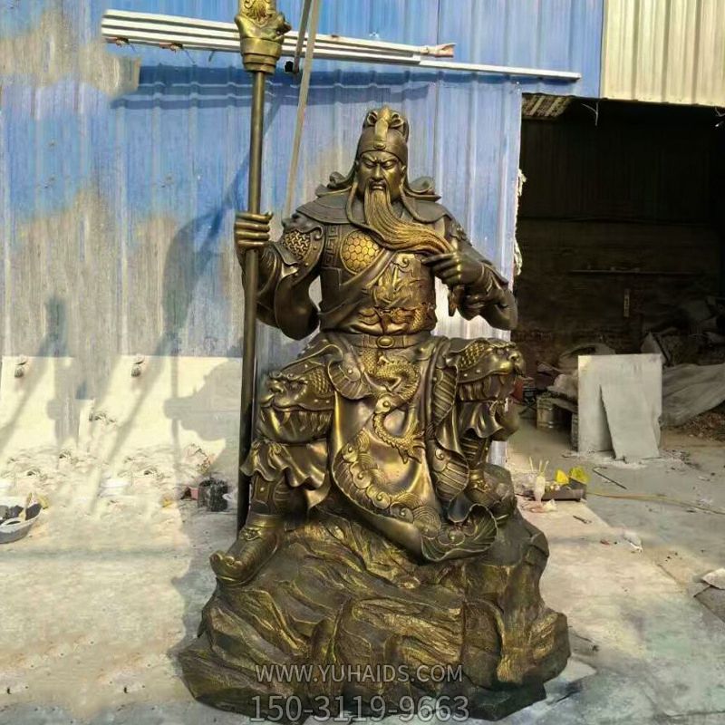不銹鋼銅雕景區(qū)大型景觀(guān)關(guān)公雕塑