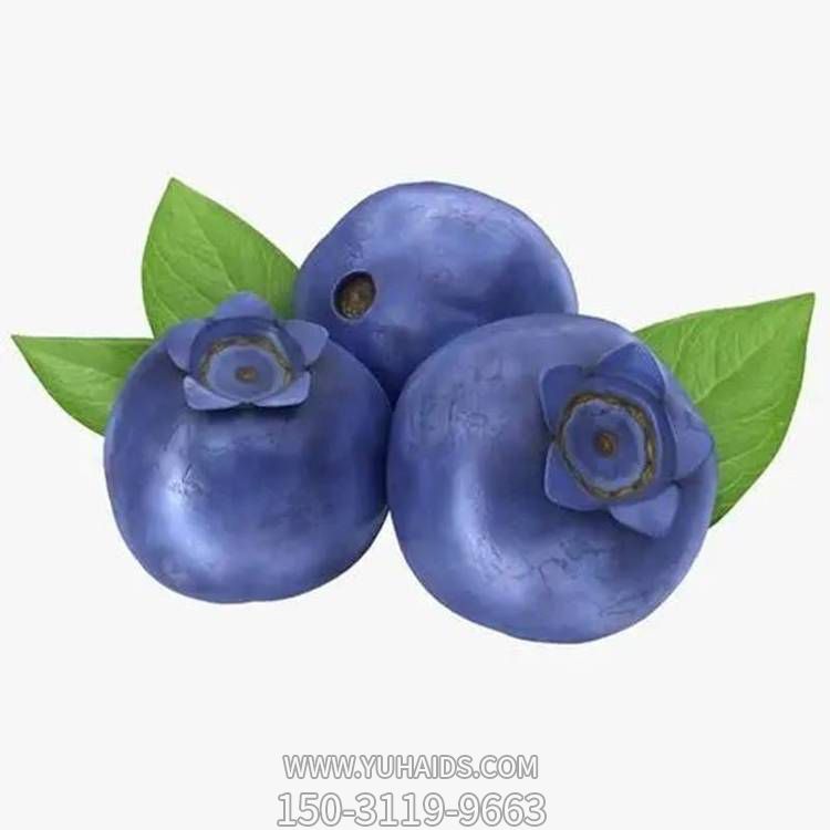 藍(lán)莓，玻璃鋼仿真果蔬雕塑
