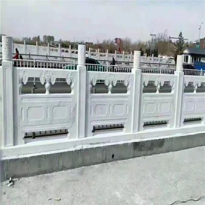 大理石石雕戶(hù)外河道街道欄桿欄板雕塑