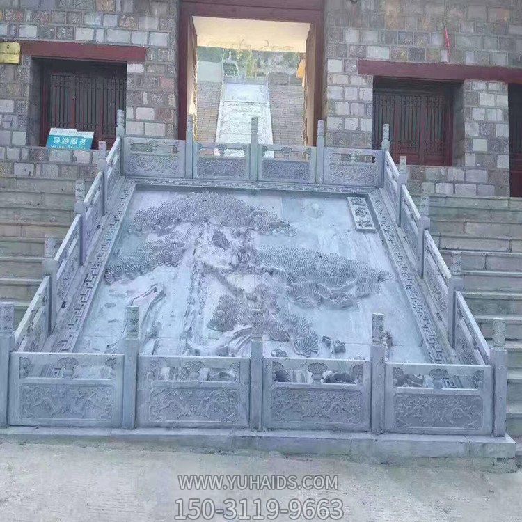 景點(diǎn)裝飾青石雕刻地磚影壁畫臺階防護(hù)欄板雕塑